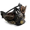 Steampunk Gothic Gear Face Mask with Goggles Cosplay Costume Party
