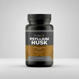Fibra De Psyllium Husk 100% Puro 60 Cápsulas