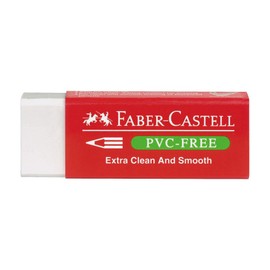 Faber-Castell 189520-BOX20 PVC Free Erasers (Pack of 20), Red