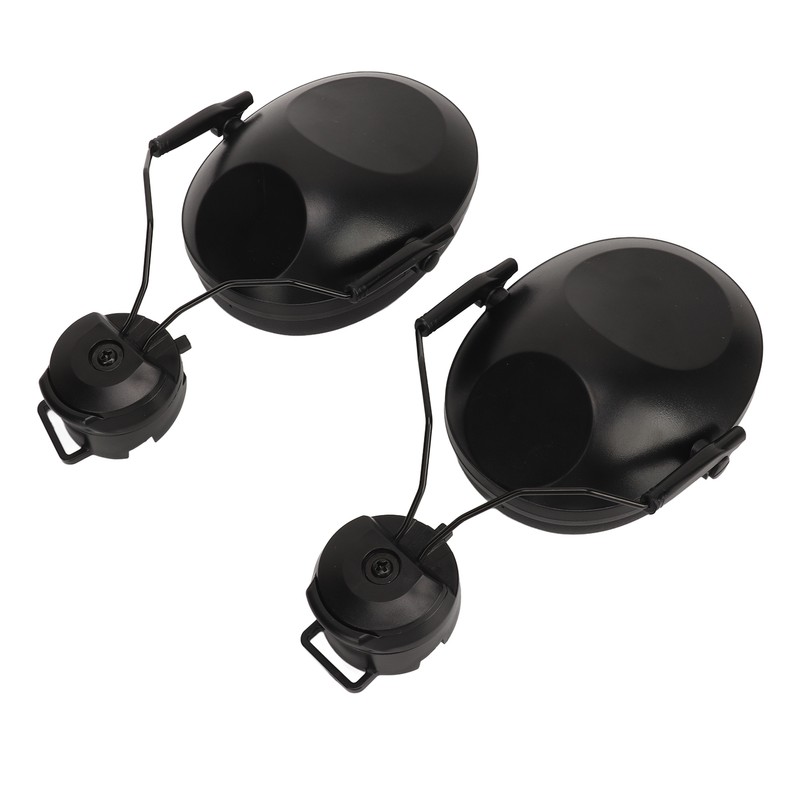 1 Pair Helmet Attachable Ear Muff Noise Canceling Soft Comfortable