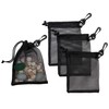 PALTERWEAR Mesh Drawstring Bag With Clip and Toggle Closure -