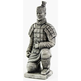 Chinese Warrior Statue Asian Home and Garden Statues Cement Figurine