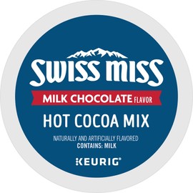 Swiss Miss Milk Chocolate Hot Cocoa Keurig Single-Serve K Cup Pods, 44Count, Milk Chocolate Hot Cocoa, 44Count, Blue
