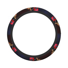 Funny Hero Steering Wheel Cover Elasticity Car Accessories Cloth Soft Dead Pol 15 inch Steering Wheel Covers Universal for Women Men
