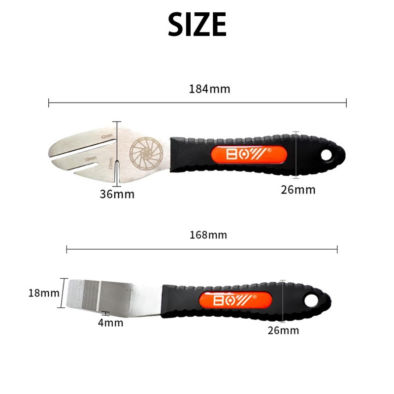 Bike Disc Brake Pad Spreader Tool and Bicycle Rotor Truing