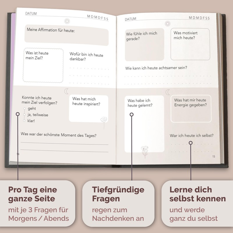 PassionUp Achtsamkeitstagebuch