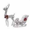 Maykoosh Medieval Majesty Reindeer and Sleigh Lighted Gothic Grandeur Decoration