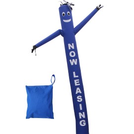 LookOurWay Now Leasing Air Dancers Inflatable Tube Man Attachment, 20-Feet, Blue (No Blower)