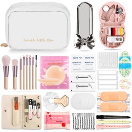 Bridal Emergency Kit 40+ Wedding Day Essentials Survival Set for Bride & Bridal Party (White)