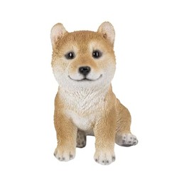 Uvia H16597 Shiba Inu (Small) 4.3 x 3.3 x 4.9 inches (11 x 8.5 x 12.5 cm), Doll, Figure, Figurine, Animal, Garden, Decoration, Dog, Dog