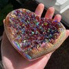 Crystal Heart Stone Heart Shape Crystal Stone Decoration Simulation Resin