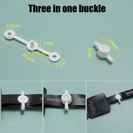 300 Pcs Resin Snap Button,Disposable Button Fastener Wrist Bands for Wristbands for Events Party Wristbands Clothing Tags