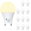 evelor GU24 LED Light Bulb,60 Watt Equivalent Soft White 2700K,Non-Dimmable,Efficient