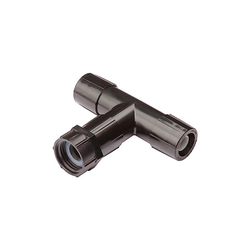 Rain Bird EFTFHT-1S Drip Irrigation Easy Fit Tee Adapter, 3/4"