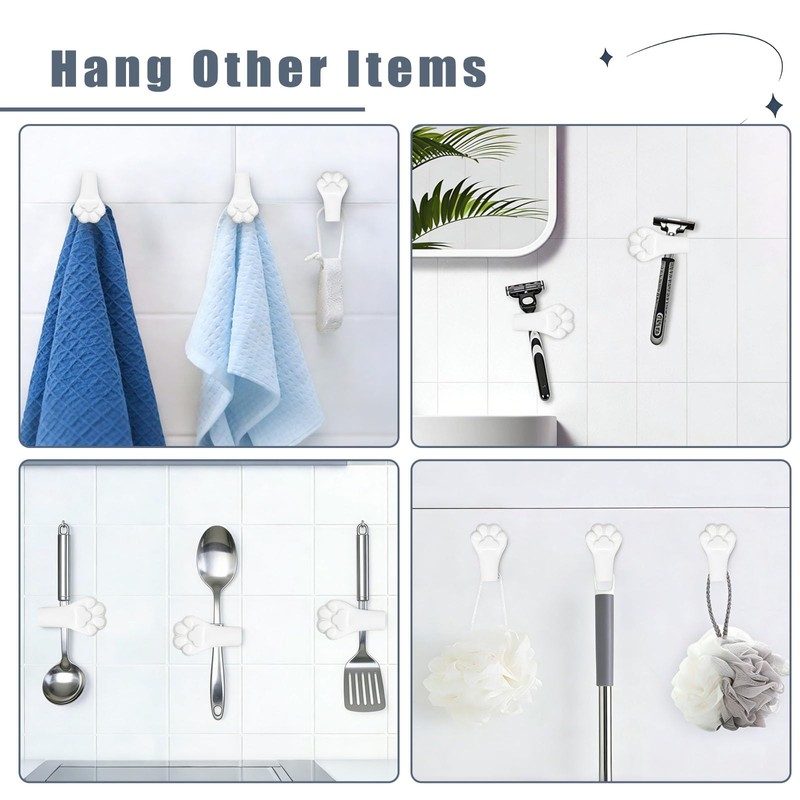 4 Pack Magnetic Silicone Shower Curtain Clips to Keep Liner
