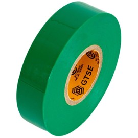 GTSE Green Electrical Tape, ¾ in x 66ft, 1PC, Strong Self-Adhesive PVC Insulation Vinyl Tape for Insulating, Repairing and Protecting Electrical