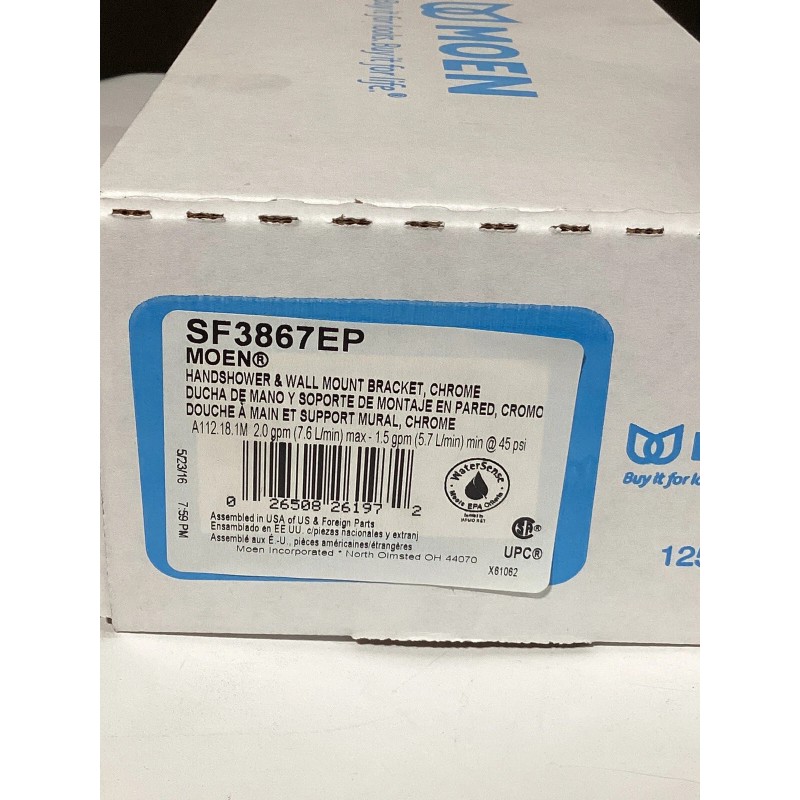 Moen 3867EP 1.5 GPM Multi Function Hand Shower & Wall