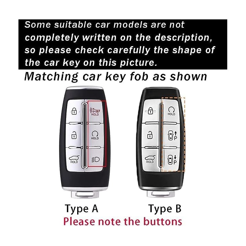 TECART Key fob Holder Car Key Case Protector Fit for