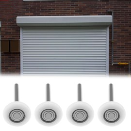 Be In Your Mind 4Pcs Electric Roller Door Pulley with 6200ZZ Bearings Nylon Garage Door Rollers Door Wheels Replacement 46mm Diameter
