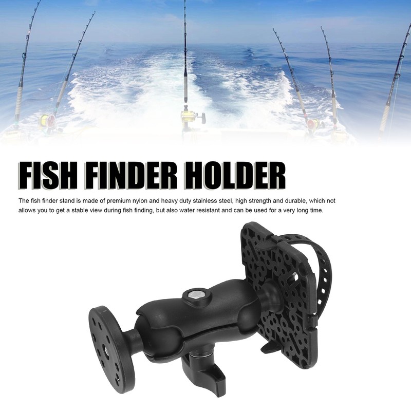 Fish Finder Mount Base Universal 360° Rotation Ball Mount Fish