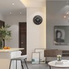 HZDHCLH Wall Clock 12 Inch Silent Non Ticking Clock for