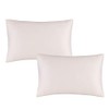 Catherine Lansfield Silky Soft Satin Standard Pillowcase Pair Blush Pink