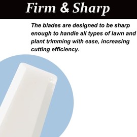 SEIWEI Replacement Trimmer Blade Set, Plastic Blades POLYCUT 6-3 Lawn Mower Parts Compatible with FS40 FS45 FS46 FS50 FS38 (12 Pieces)