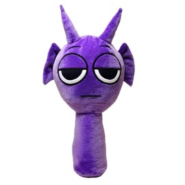 S-prunki Plush Animal, 9.8 Inch Funny S-Prunki Plushies for Gaming Fans, Christmas, Birthday, Birthday for 4 5 6 7 8 9 10+ Years Old Stocking Filler, Super Soft Collectable Plush Toy (Purple)