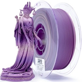 Ziro Rainbow/Gradient Matte PLA 3D Printer Filament 1.75mm:_(Matte) Purple Veil, 1kg spool
