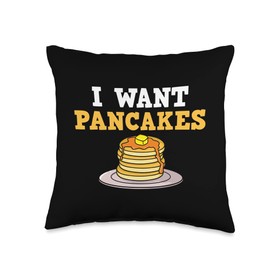 Pancake Mix Protein Japanese Vegan Maker Throw Pillow, 16x16, Multicolor