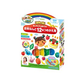 Agatsuma Rice Nen Do! Soft Smooth Rice Nendor, 12 Colors Refill