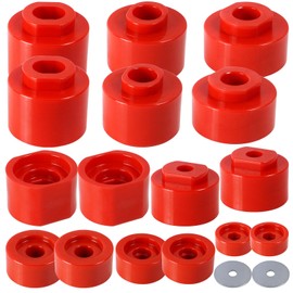 Body Cab Mount Bushings Kit 6-116 Compatible with 2001-2005 Ford Explorer Sport Trac 2WD/4WD,Silicone Cab Mounts Bushing Better Passability Bumpy Ride,Durable Components Improve Truck (RED)