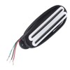 11K Dual Hot Rail Humbucker Pickup Ceramic Magnet ABS Electric