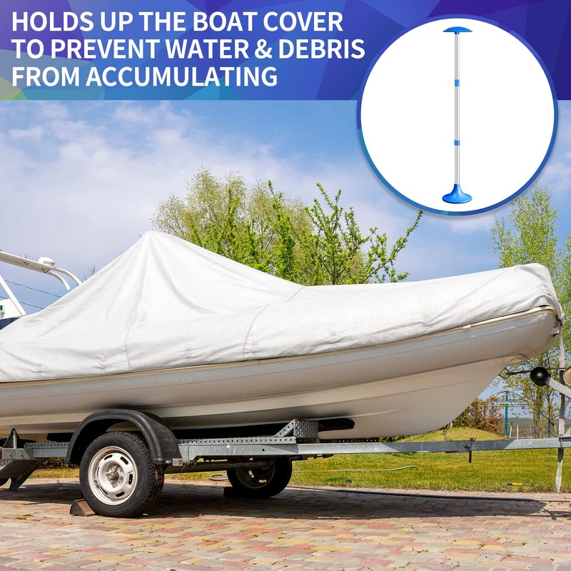 NEXCOVER Boat Cover Support Pole Adjustable, Valued 2 Pack, Telescoping