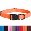 lynxking Dog Collar Soft Padded Breathable Cotton Solid Color Strong