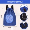 Sonicefit Drawstring Backpack Basketball Bag, Foldable Sports Sackpack Gym Bag
