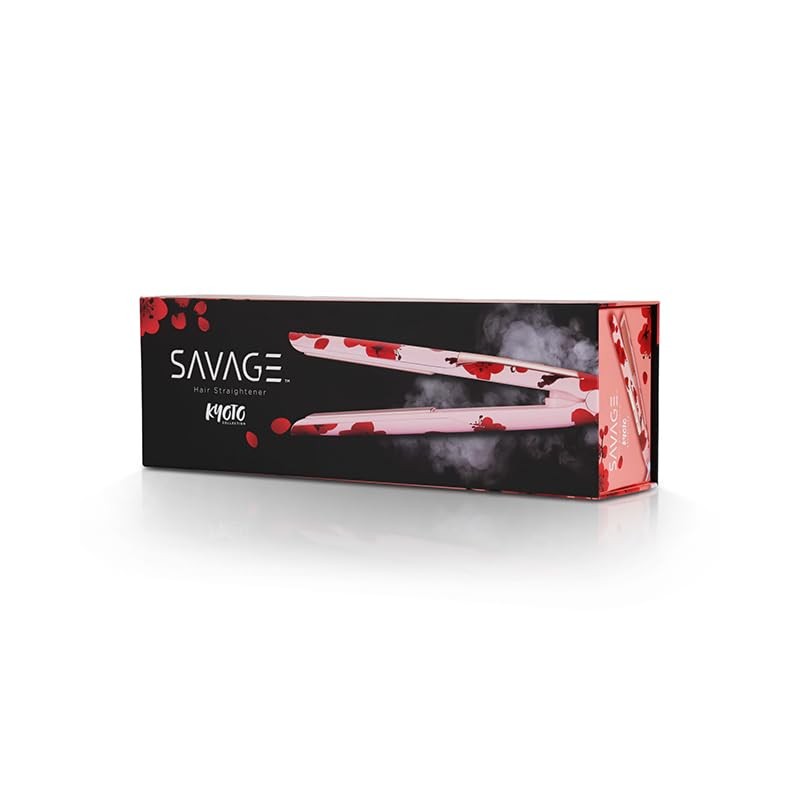 Savage Hair Straightener Flat Iron, Professional 1“ inch Straightening Flat