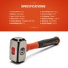 Crescent Fiberglass Drilling Hammer - Heavy Duty Construction Hand Tool