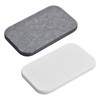 Xzeemo Set of 2 Soap Dish Set, Diatomaceous Earth Soap