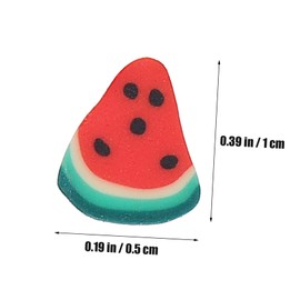 Baluue 5bags Watermelon Nail Art Patches Diy Fruit Design Fingernail Decorations for Manicures for Parties and Nail Salons