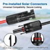 10AWG Solar Extension Cable 20FT – 2 Pack Red &