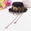 Blessume Women’s Steampunk Gear Mini Hat, Gothic Top Hat Hair