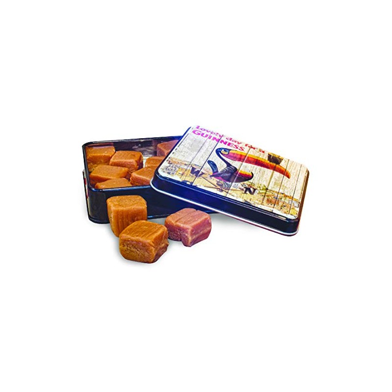 Guinness Gift Tin of Fudge with Toucan On Weathervane Design,