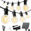 Minetom Solar Outdoor Lights - 38Ft 15 LED Waterproof Solar