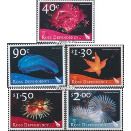Ross-Area 84-88 (complete.issue.) 2003 Meeresleben (Stamps for collectors) Water animals
