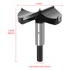 ASNOMY 4 Inch Forstner Drill Bit, Carbide Tipped Forstner Bit