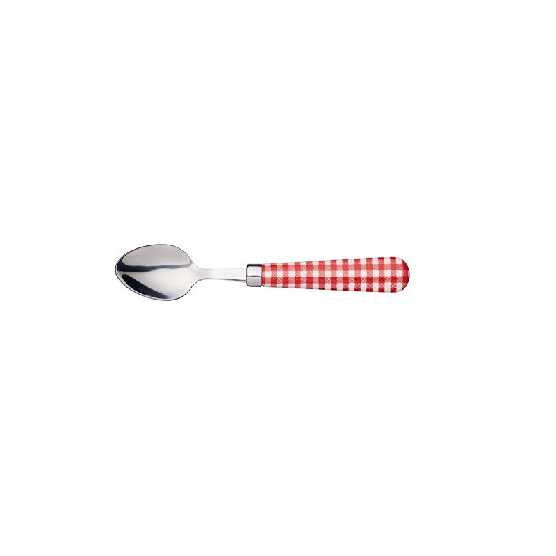 Kitchencraft KCTSPNGINGRD Red Gingham Printed Spoon, Red