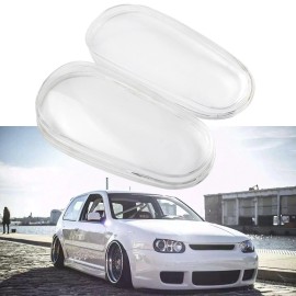 Unbranded Left&Right Headlight Lens Cover Lense Glass Cap For VW MK4 Golf GTI R32 1999-05