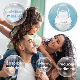 8 Stages Bath Water Filter - Purifies up to 5,OOO gallons, Bath Filter for Softer Skin and Remove Chlorine