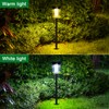 JSOT 4 Pack Bright Solar Path Lights Outdoor, IP65 Waterproof